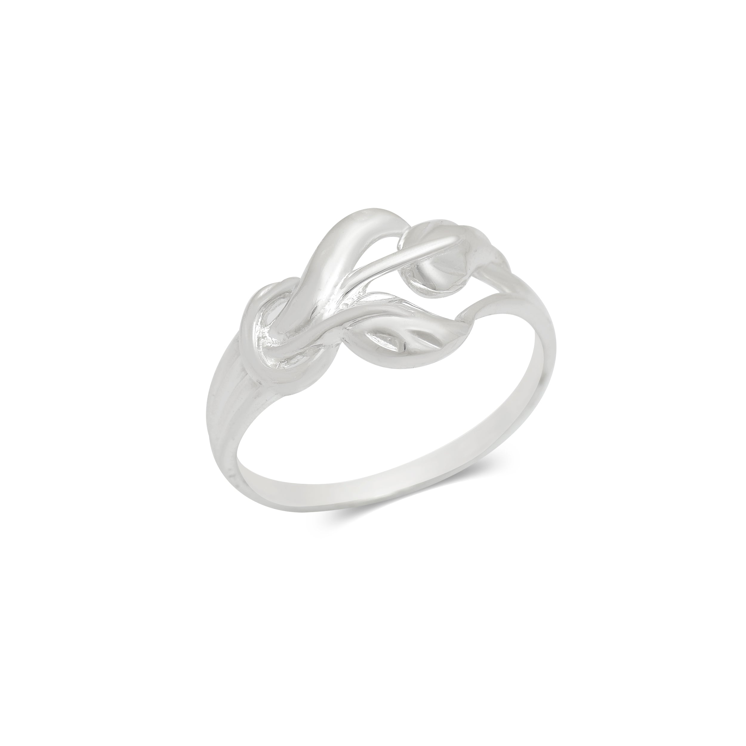 925 Sterling Silver Gold Plated Leaf Vine Ring with CZ Stone for Women | Elegant Nature Inspired Ring | Women's Gift Jewelry