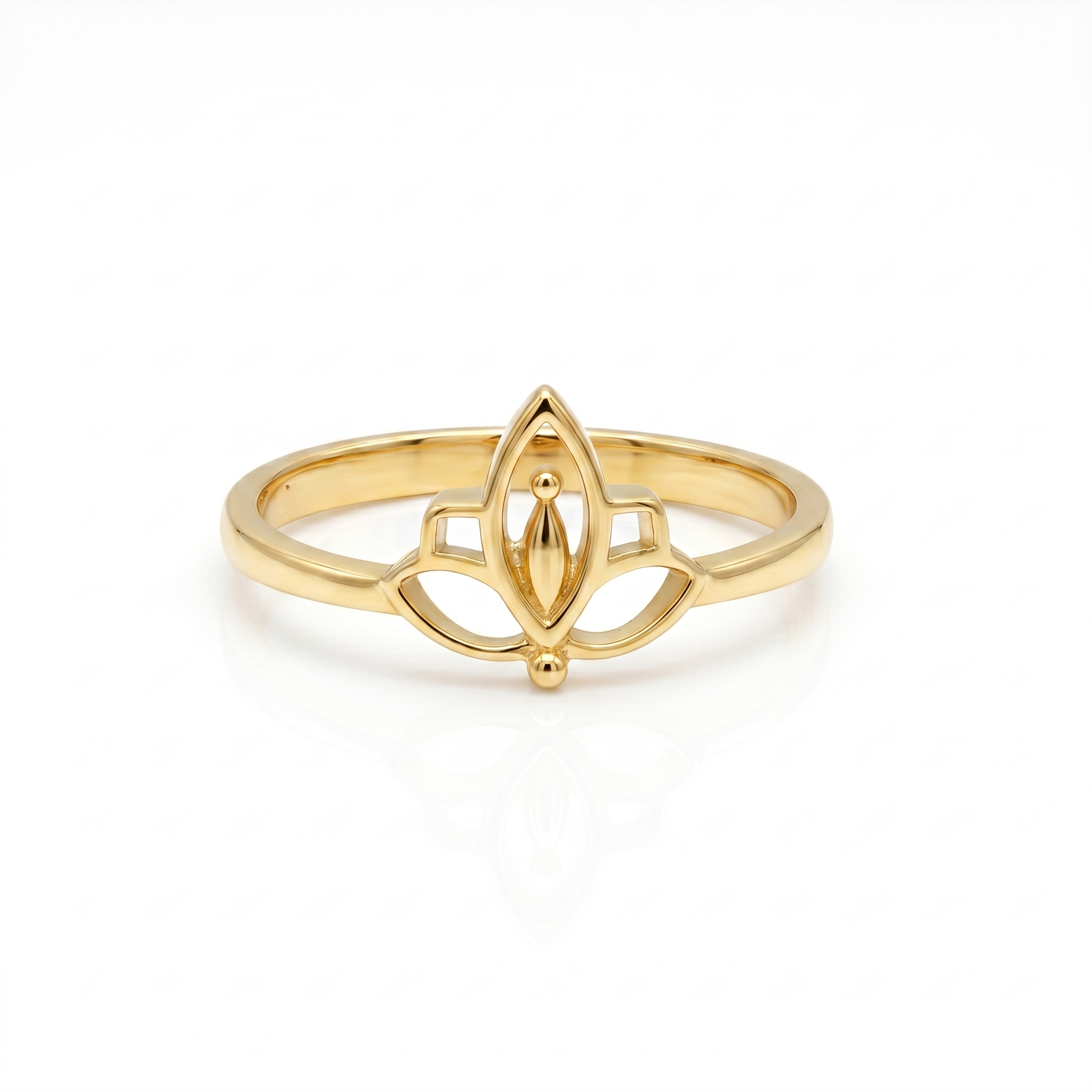 925 Sterling Silver Floral Openwork Ring | Minimalist Lotus Flower Ring | Elegant Nature Inspired Jewelry for Women | Gift for Friends