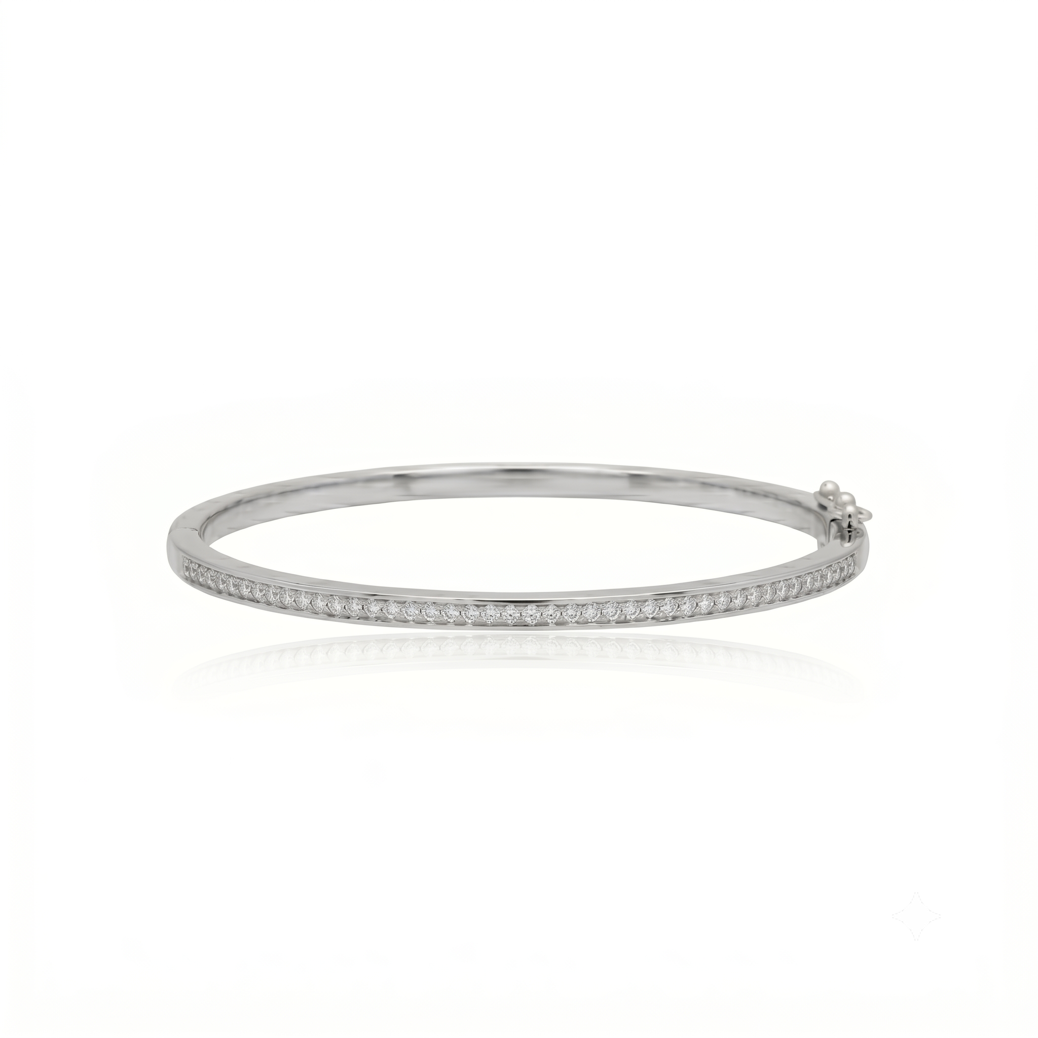 925 Silver Minimalist Gold Plated Open Bangle Bracelet for Women – CZ Diamond Accent Cuff Bracelet, Elegant Thin Stackable Jewelry for Daily Wear & Party | Women's Bangle