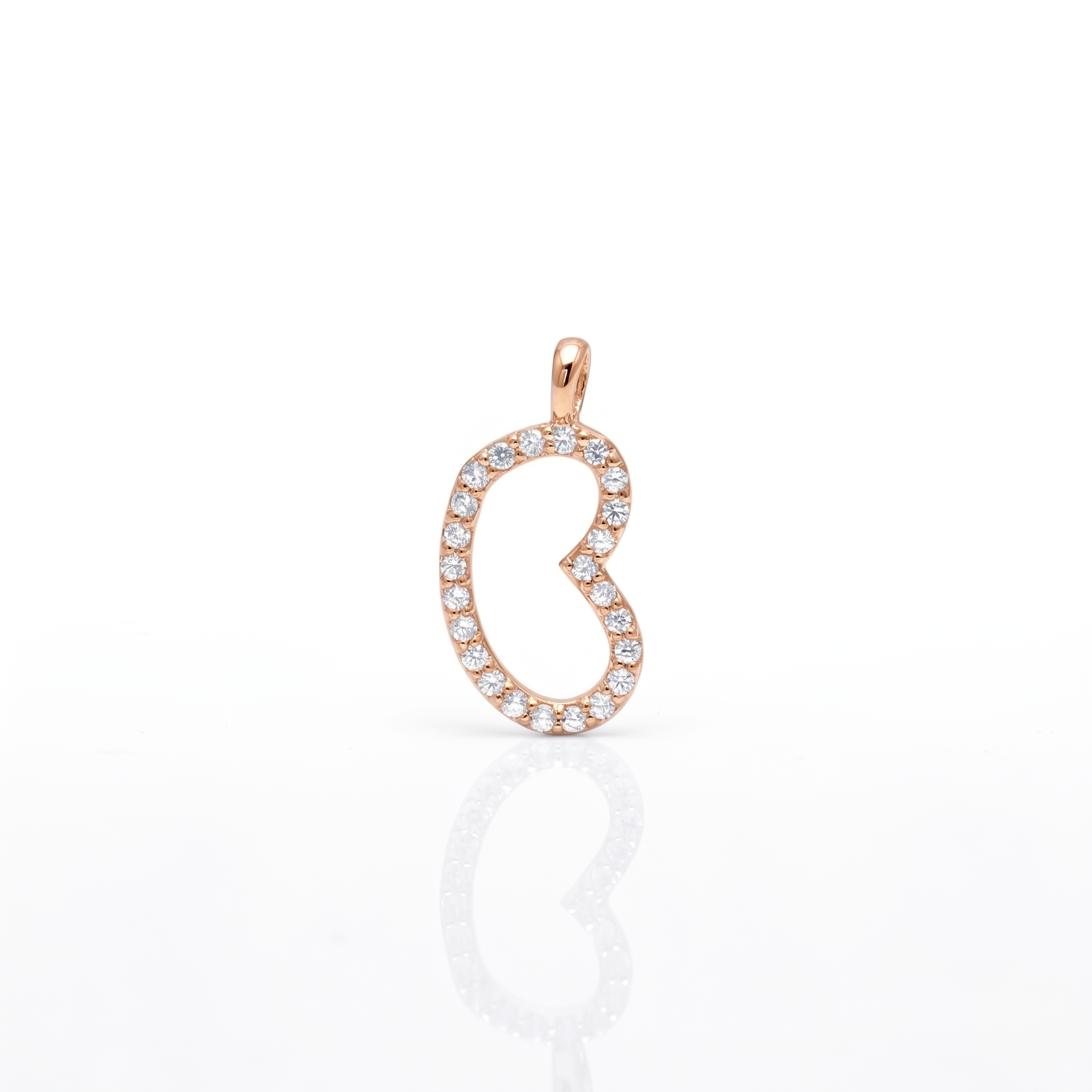 925 Sterling Silver Gold Plated Heart Shape Pendant Necklace for Women | CZ Diamond Open Heart Charm Pendant | Minimalist Everyday Jewelry Gift for Her